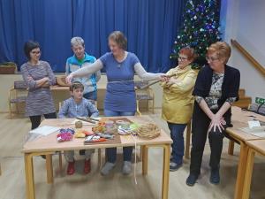 Izdelovanje drevesca in voščilnic